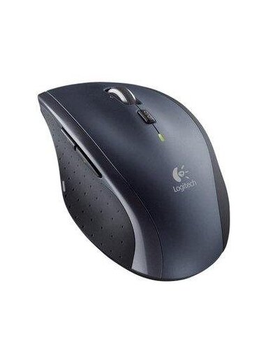 Belaidė kompiuterio pelė LOGITECH M705, juoda, pilka Belaidė kompiuterio pelė LOGITECH M705, juoda, pilka
