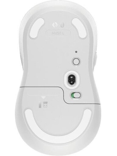 Belaidė kompiuterio pelė LOGITECH SIGNATURE M650L, balta