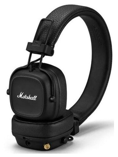 Belaidės ausinės MARSHALL MAJOR IV, juodos