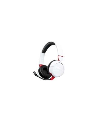 Belaidės žaidimų ausinės HyperX Cloud mini, baltos