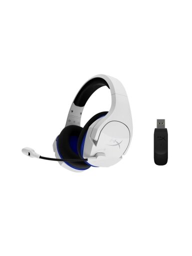 Belaidės žaidimų ausinės HyperX Cloud Stinger Core, baltos