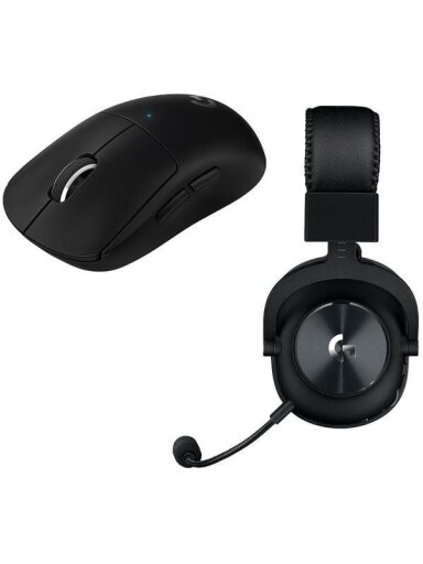 Belaidės žaidimų ausinės Logitech G Pro X PRO X, juodos
