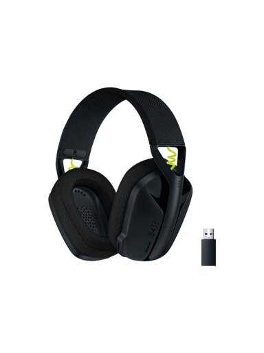 Belaidės žaidimų ausinės LOGITECH G435 juodos