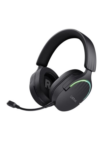 Belaidės žaidimų ausinės TRUST GXT 491 FAYZO, juodos