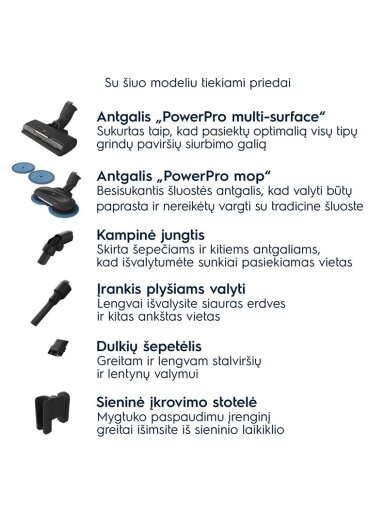 Belaidis dulkių siurblys ELECTROLUX, 700 serija, EP71B14WET