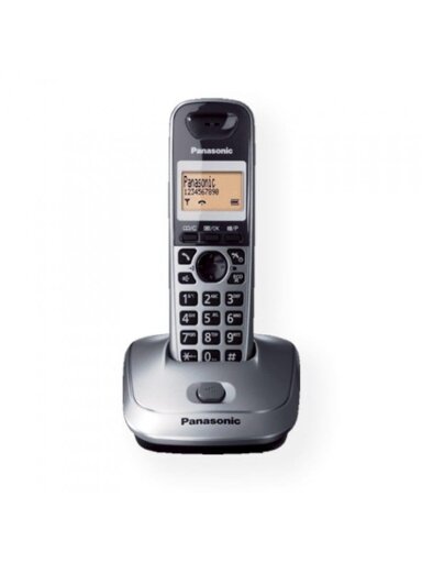 Belaidis telefonas Panasonic KX-TG2511FXM, pilkas