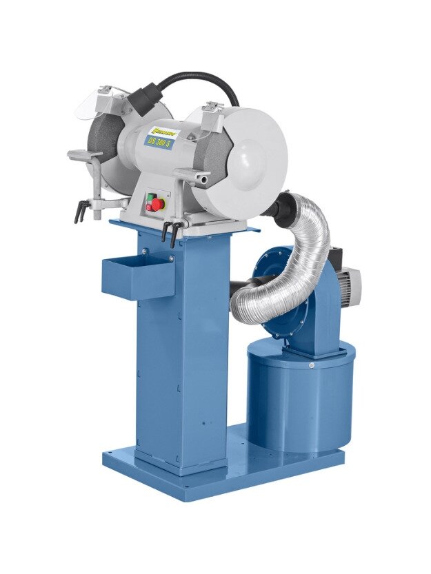 Bernardo DS 300 S / 400 V pramoninis stacionarus šlifuoklis su MSA 500 dulkių ištraukimo bloku (05-1154/56-1046, BERNARDO)