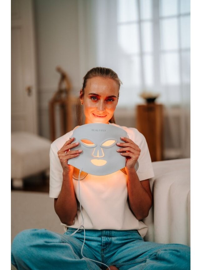 Beautifly AuraSkin Pro LED šviesos terapijos veido kaukė 9