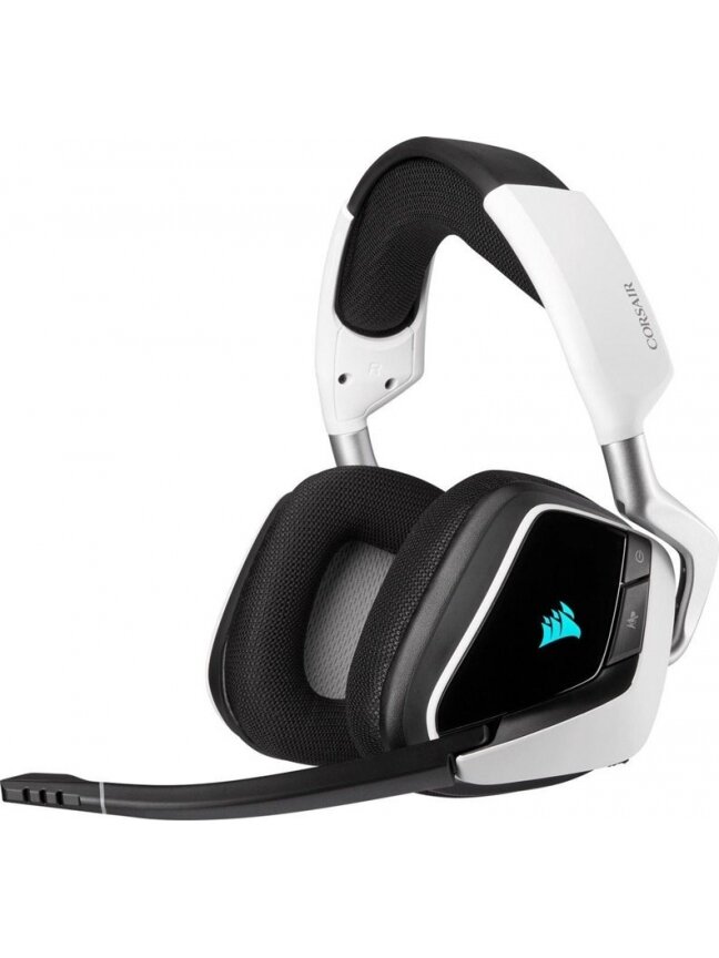 Belaidės ausinės Corsair VOID RGB Elite, balta Belaidės ausinės Corsair VOID RGB Elite, balta