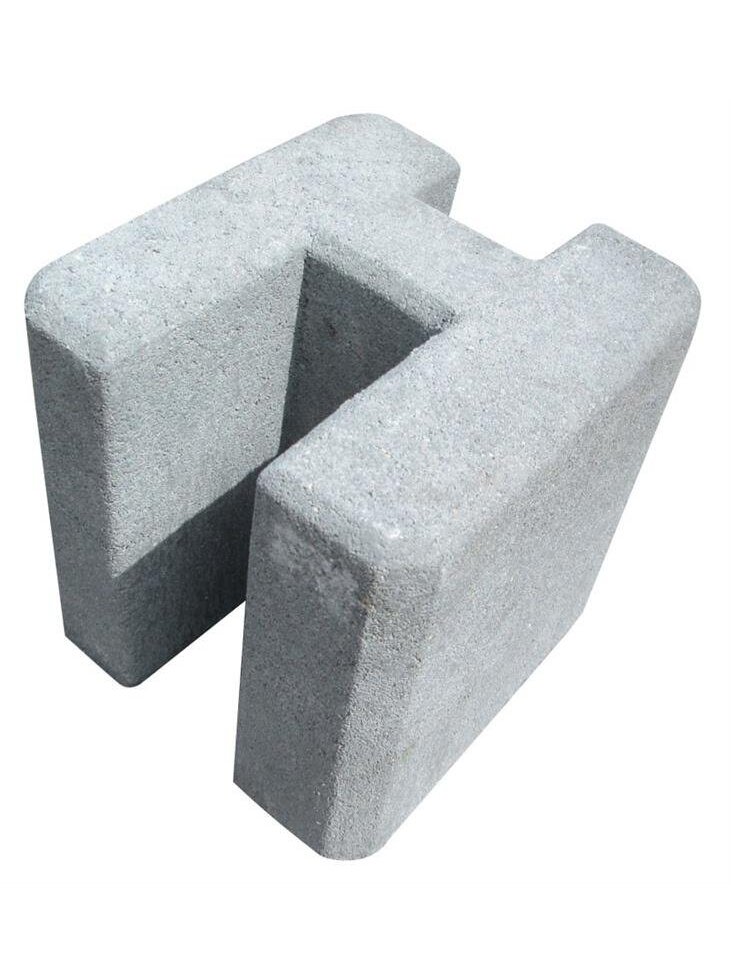 Betoninis sujungimas tvoros pamatui, 20 x 19 x 20 cm