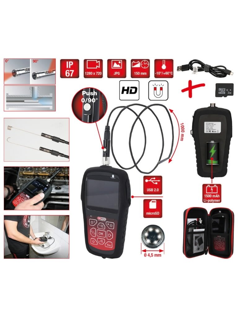 Belaidžio videoskopo komplektas, KS Tools 2 Belaidžio videoskopo komplektas, KS Tools 2