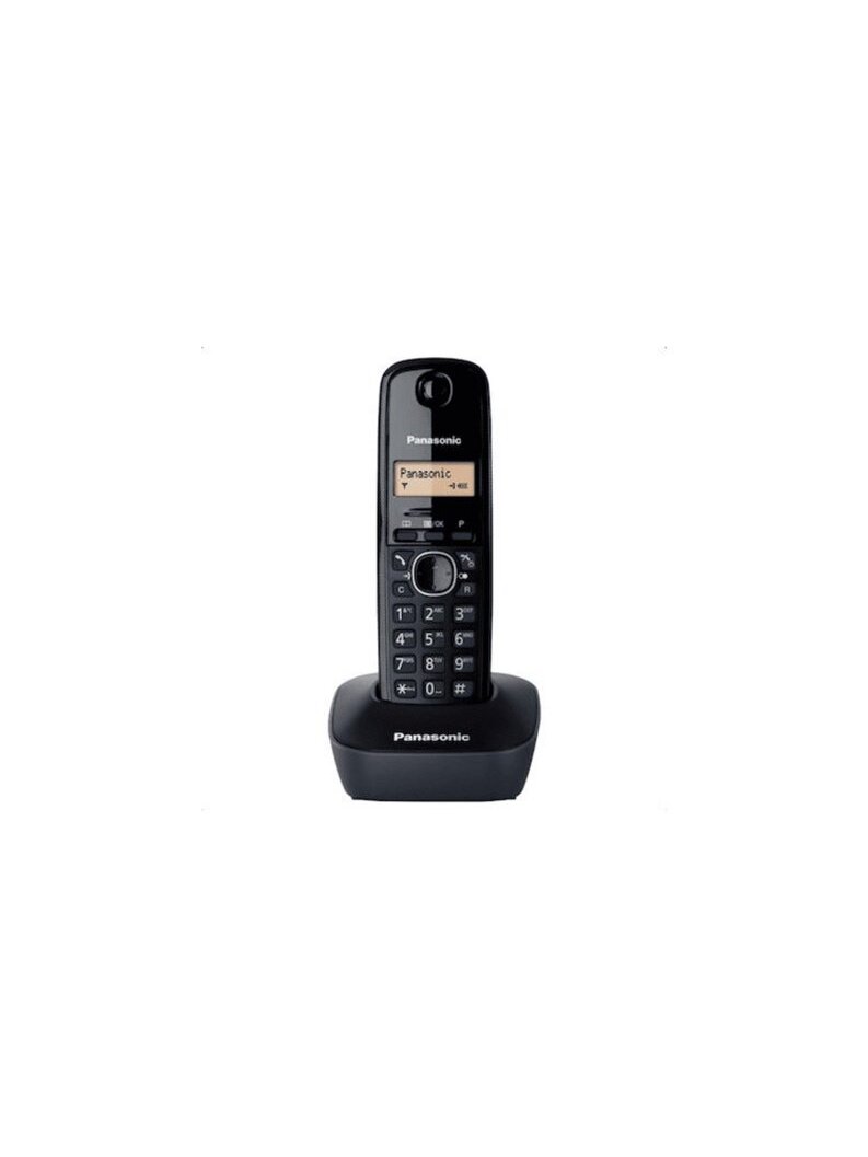 Belaidis telefonas Panasonic KX-TG1611, juodas 2 Belaidis telefonas Panasonic KX-TG1611, juodas 2