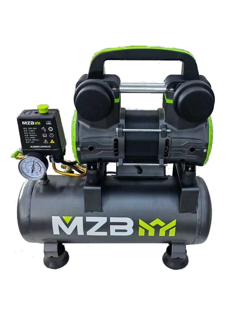 ⬡ Bealyvis oro kompresorius 9 l 200 L/min 8 bar (MZB550H9075, MZB)