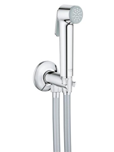 Bidetės komplektas Tempesta-F Trigger Spray 30, su vožtuvu (galva, žarna, laikiklis), chromas