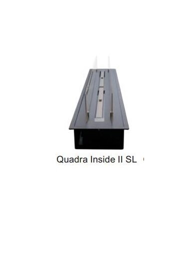 Bio židinys Ebios fire Quadra Inside II SL, juodas-1,0 m