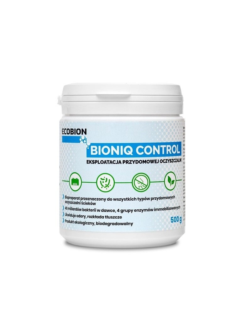 Biopreparatas valymo įrenginiams BioniQ Control 0.5 kg 1 Biopreparatas valymo įrenginiams BioniQ Control 0.5 kg 1