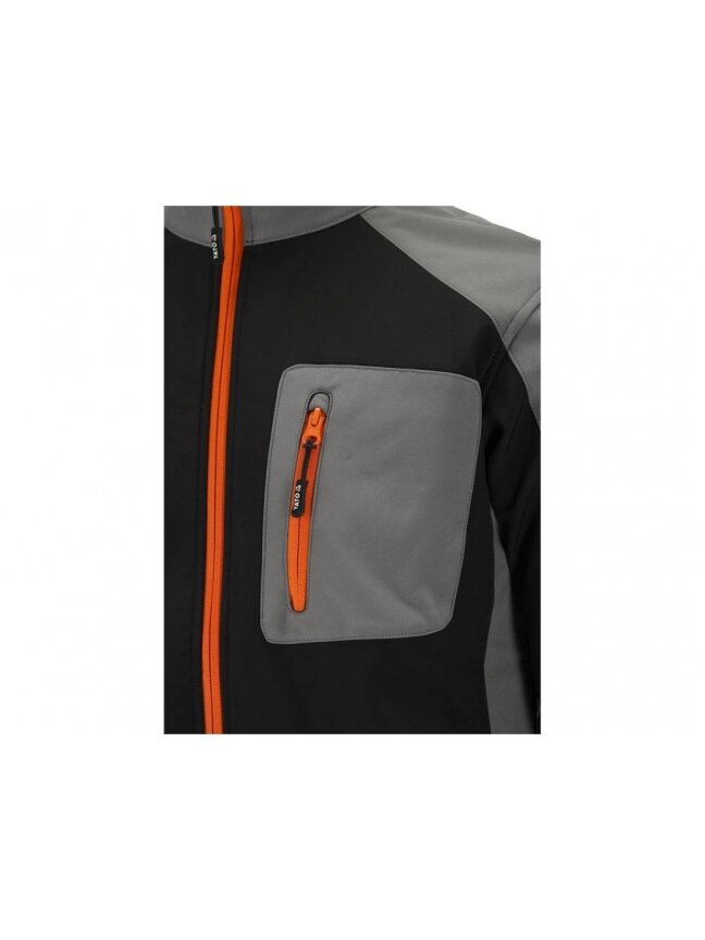 Bliuzonas pilkas SOFTSHELL CUMULUS Yato | dydis M 3