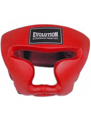 Bokso Treniruočių Šalmas Evolution Raudonos Spalvos OG-230