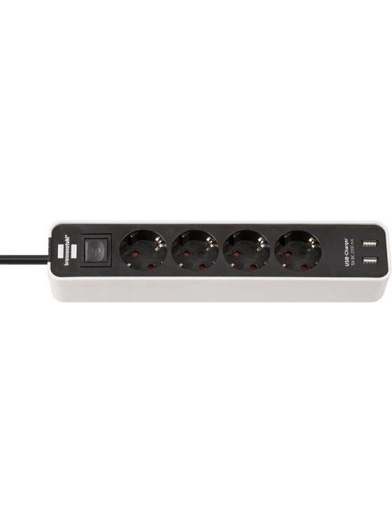 Buitinis ilgintuvas BRENNENSTUHL ECOLOR, 4 vt., 2USB, 1,4 m Buitinis ilgintuvas BRENNENSTUHL ECOLOR, 4 vt., 2USB, 1,4 m