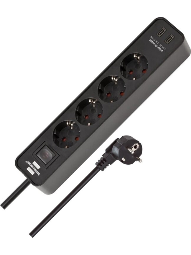 Buitinis ilgintuvas BRENNENSTUHL ECOLOR, 4vt., 2USB C, 1,5 m Buitinis ilgintuvas BRENNENSTUHL ECOLOR, 4vt., 2USB C, 1,5 m