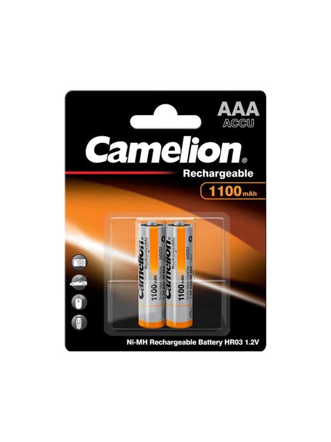 Camelion Įkraunami elementai NH-AAA1100BP2, CAMELION, 2 vnt.