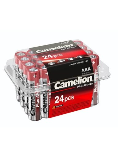 Camelion Elementai alkaline, AAA, LR03, CAMELION, 24 vnt.