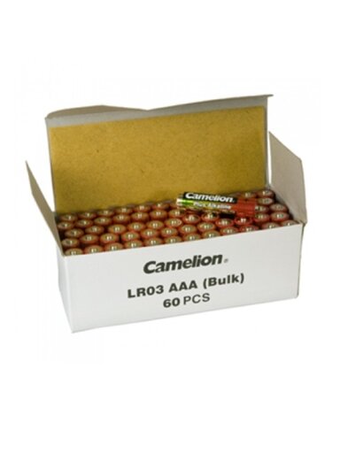 Camelion Elementai Alkaline, AAA, LR03, CAMELION, 60 vnt.