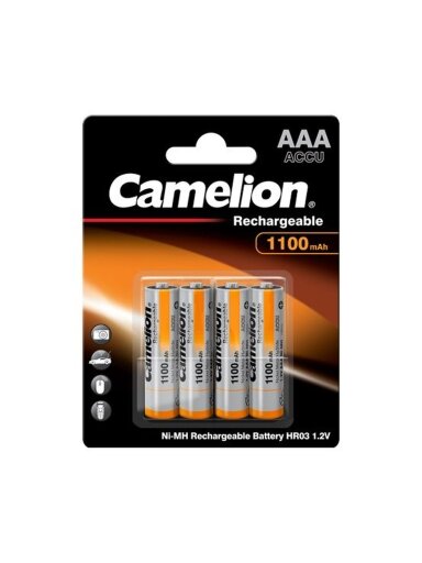 Camelion Įkraunami elementai NH-AAA1100BP4, CAMELION, 4 vnt
