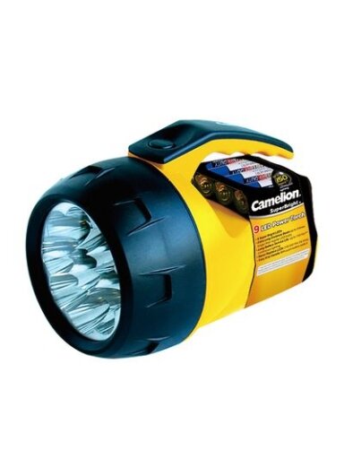 Camelion Prožektorius, 9 LED, 18lm,4xAA, CAMELION