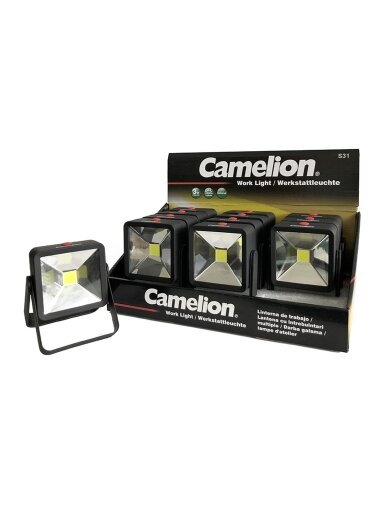 Camelion Žibintuvėlis COB LED, 3W, 200lm, 4xAAA, CAMELION