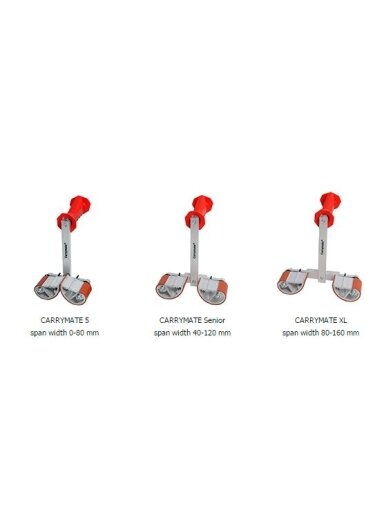 Carrymate transportavimo laikikliai (2 vnt.) Carrymate transportavimo laikikliai (2 vnt.)