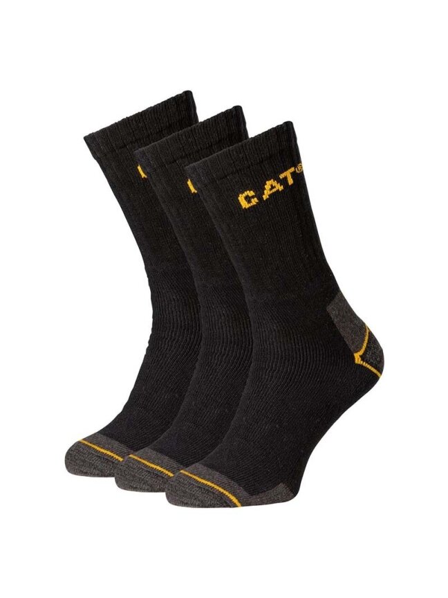Cat Vyr. kojinės CAT DYP393 juoda 41/45 3pr 1