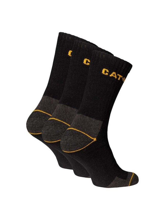 Cat Vyr. kojinės CAT DYP393 juoda 41/45 3pr