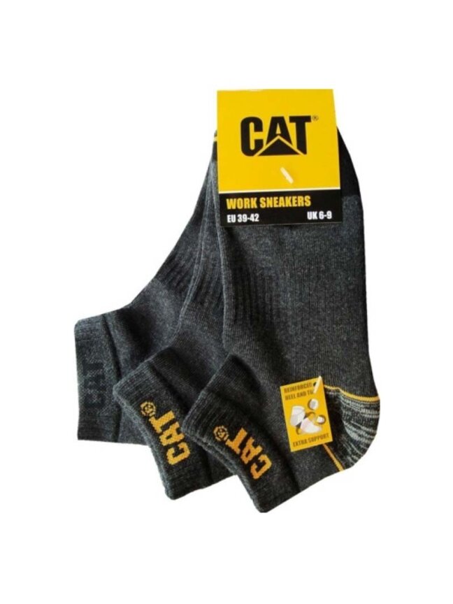 Cat Vyr. kojinės CAT ZCM0570 pilka 39/42 3pr Cat Vyr. kojinės CAT ZCM0570 pilka 39/42 3pr