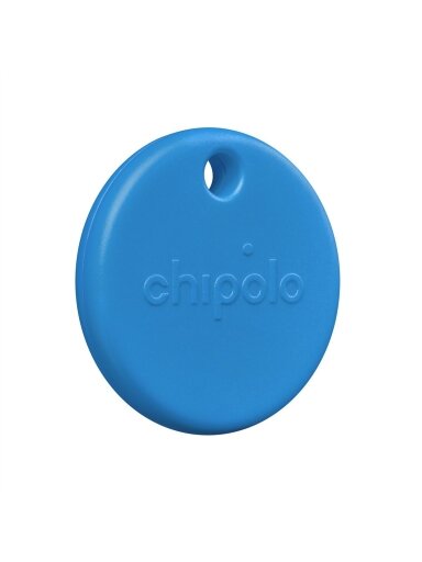 Chipolo POP – Bluetooth Tracker with Replaceable Battery for iOS & Android, Blue