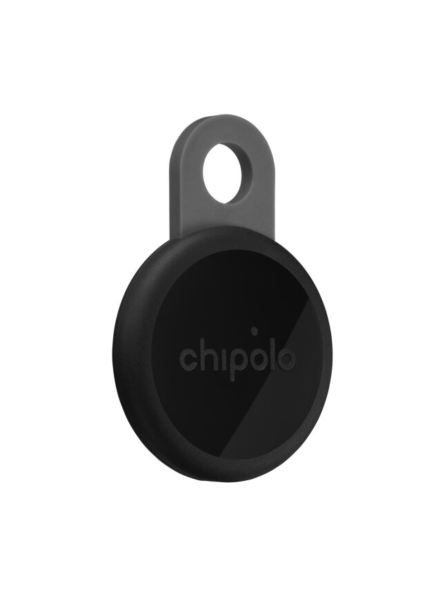 Chipolo LOOP – Rechargeable Bluetooth Tracker with Silicone Loop for iOS & Android, Charcoal 2