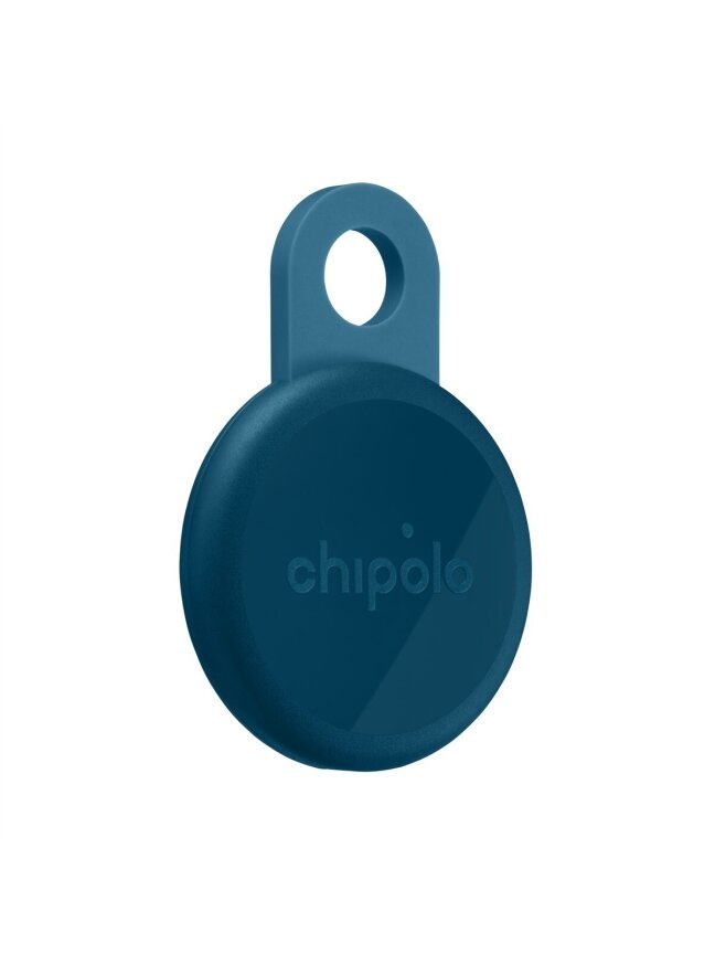 Chipolo LOOP – Rechargeable Bluetooth Tracker with Silicone Loop for iOS & Android, Navy 1