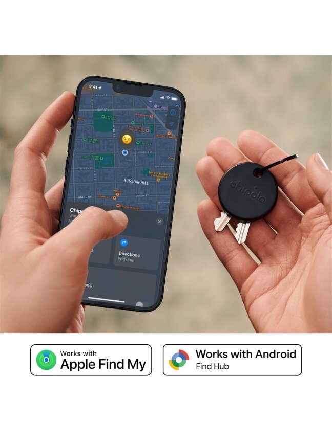 Chipolo POP – Bluetooth Tracker with Replaceable Battery for iOS & Android, Black 2