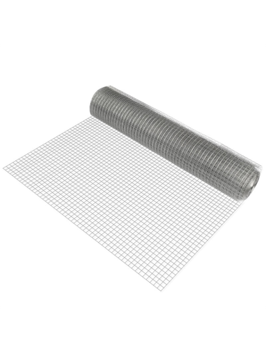 Cinkuotas suvirintas tinklas, 1,2 x 16 x 16 x 1000 mm (25m)