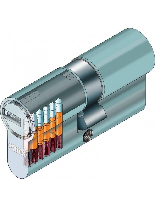 Cilindras Abus D6XBK, europinio (din) standarto, 40mm, juoda 1 Cilindras Abus D6XBK, europinio (din) standarto, 40mm, juoda 1