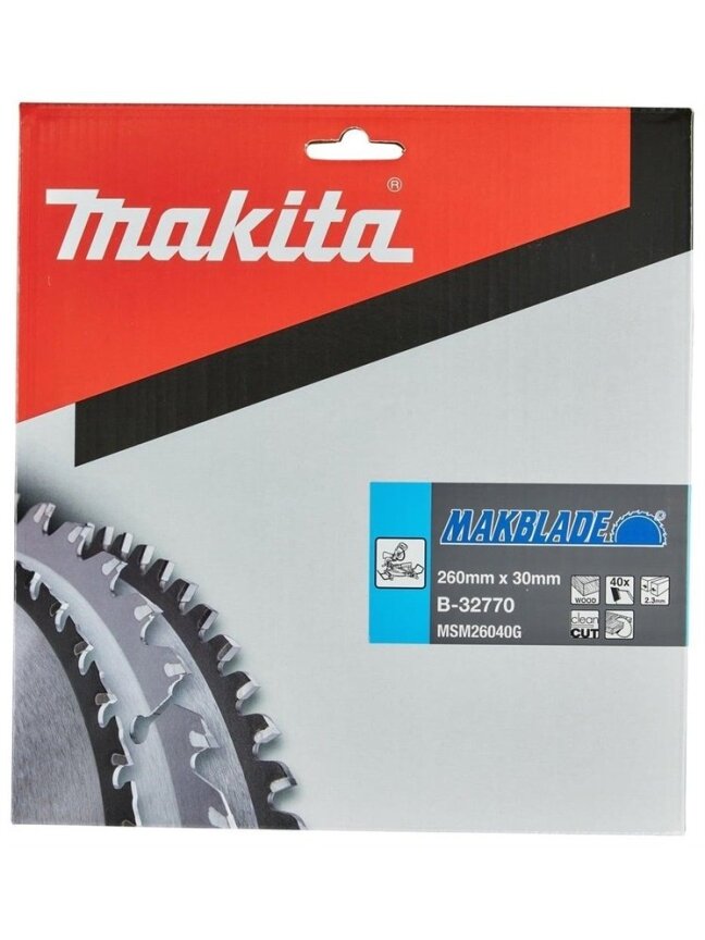 CIRCULAR SAW BLADE B-32770 260X30MM 40 1 CIRCULAR SAW BLADE B-32770 260X30MM 40 1