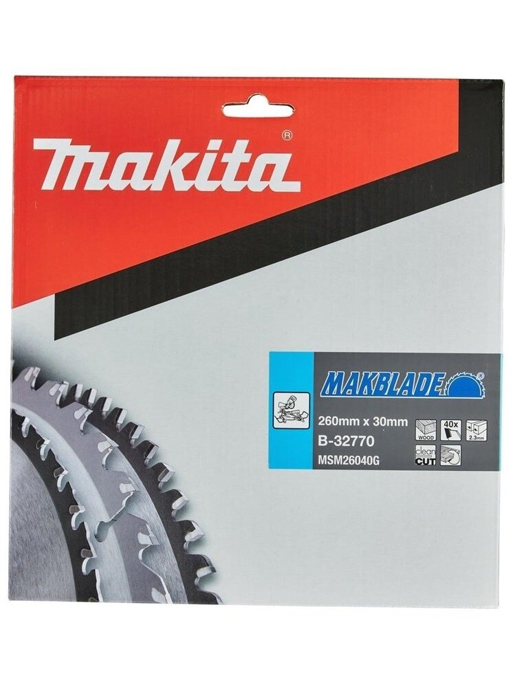 CIRCULAR SAW BLADE B-32770 260X30MM 40 1