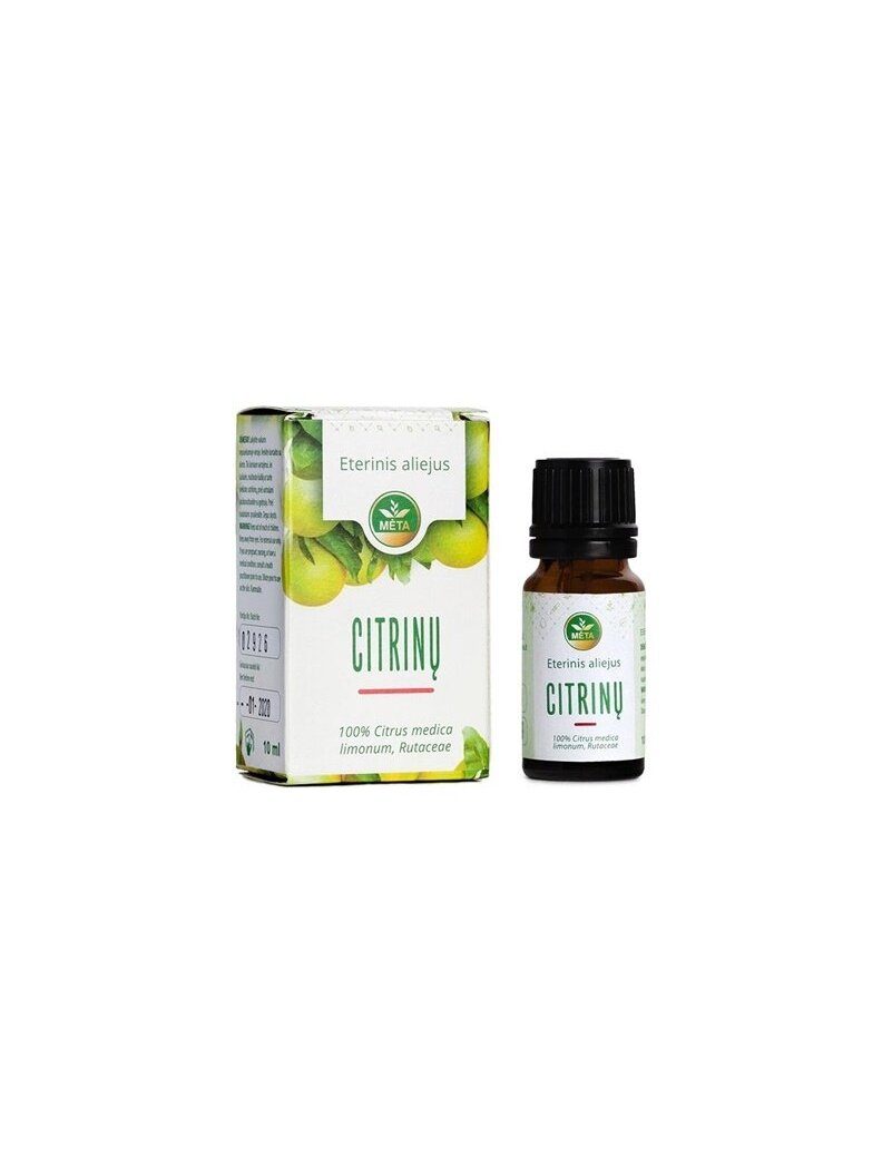 Citrinų eterinis aliejus MĖTA, 10 ml Citrinų eterinis aliejus MĖTA, 10 ml