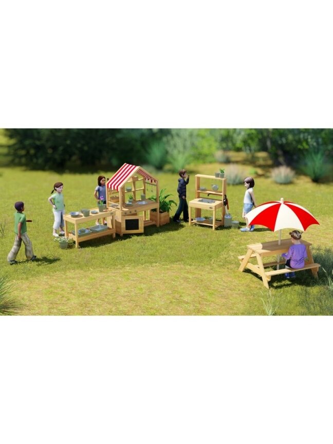 CLASSIC WORLD EDU Didelė medinė kriauklė Virtuvė Tikras vanduo 3 CLASSIC WORLD EDU Didelė medinė kriauklė Virtuvė Tikras vanduo 3