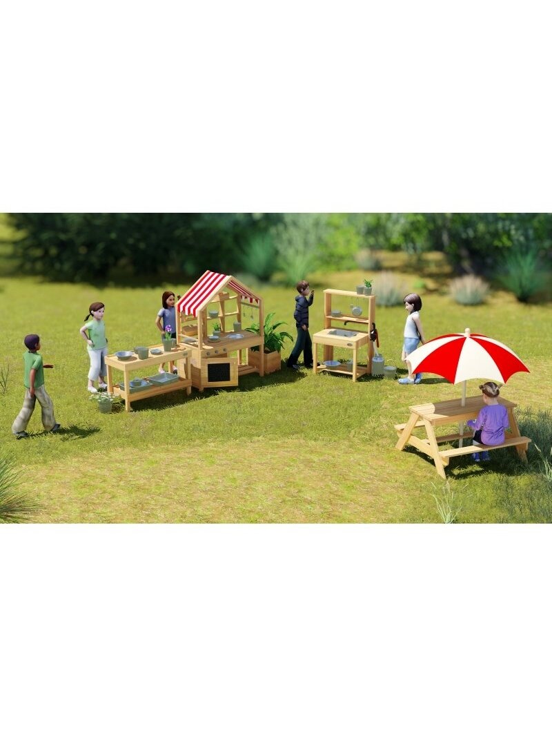 CLASSIC WORLD EDU Didelė medinė kriauklė Virtuvė Tikras vanduo 3 CLASSIC WORLD EDU Didelė medinė kriauklė Virtuvė Tikras vanduo 3