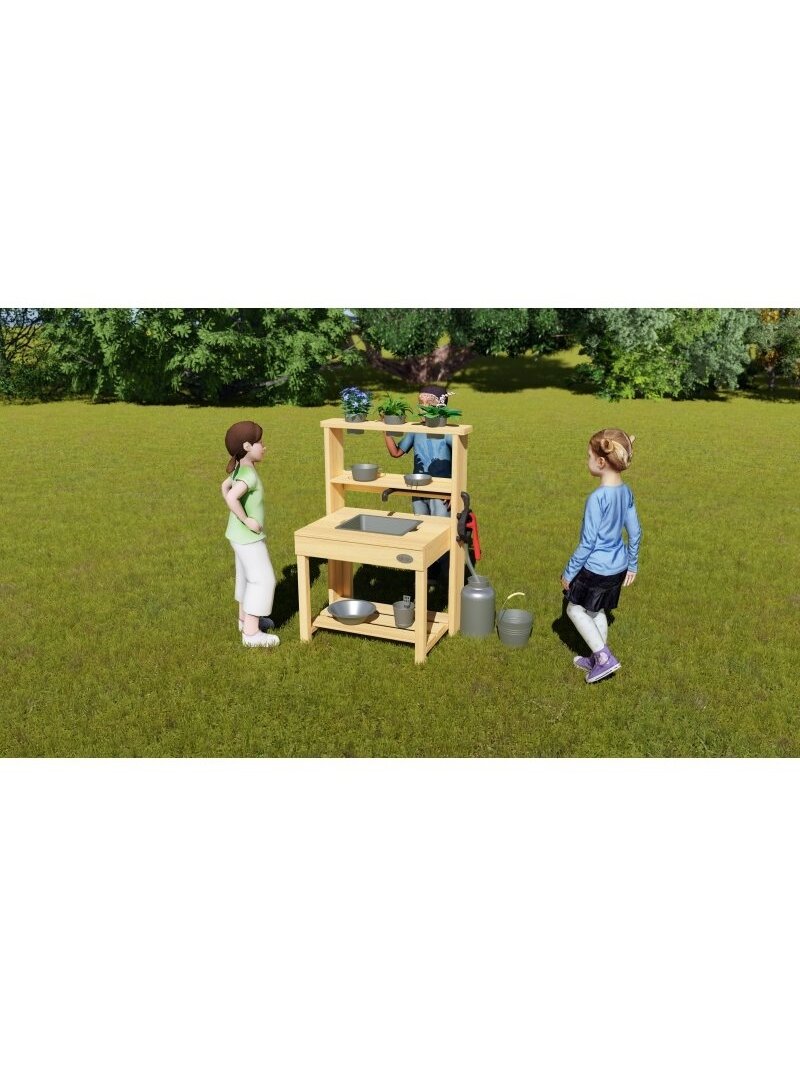 CLASSIC WORLD EDU Didelė medinė kriauklė Virtuvė Tikras vanduo 5 CLASSIC WORLD EDU Didelė medinė kriauklė Virtuvė Tikras vanduo 5