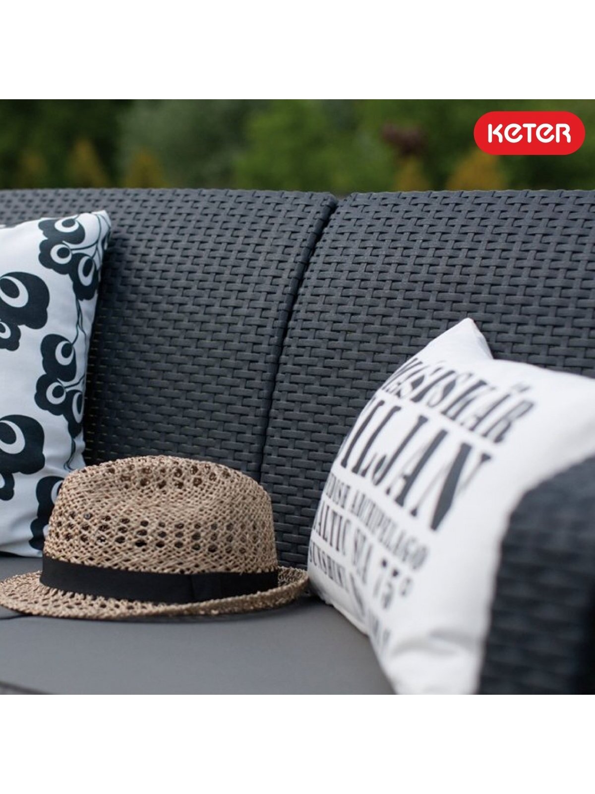Corfu love seat MAX sofa - Grafito 2 Corfu love seat MAX sofa - Grafito 2