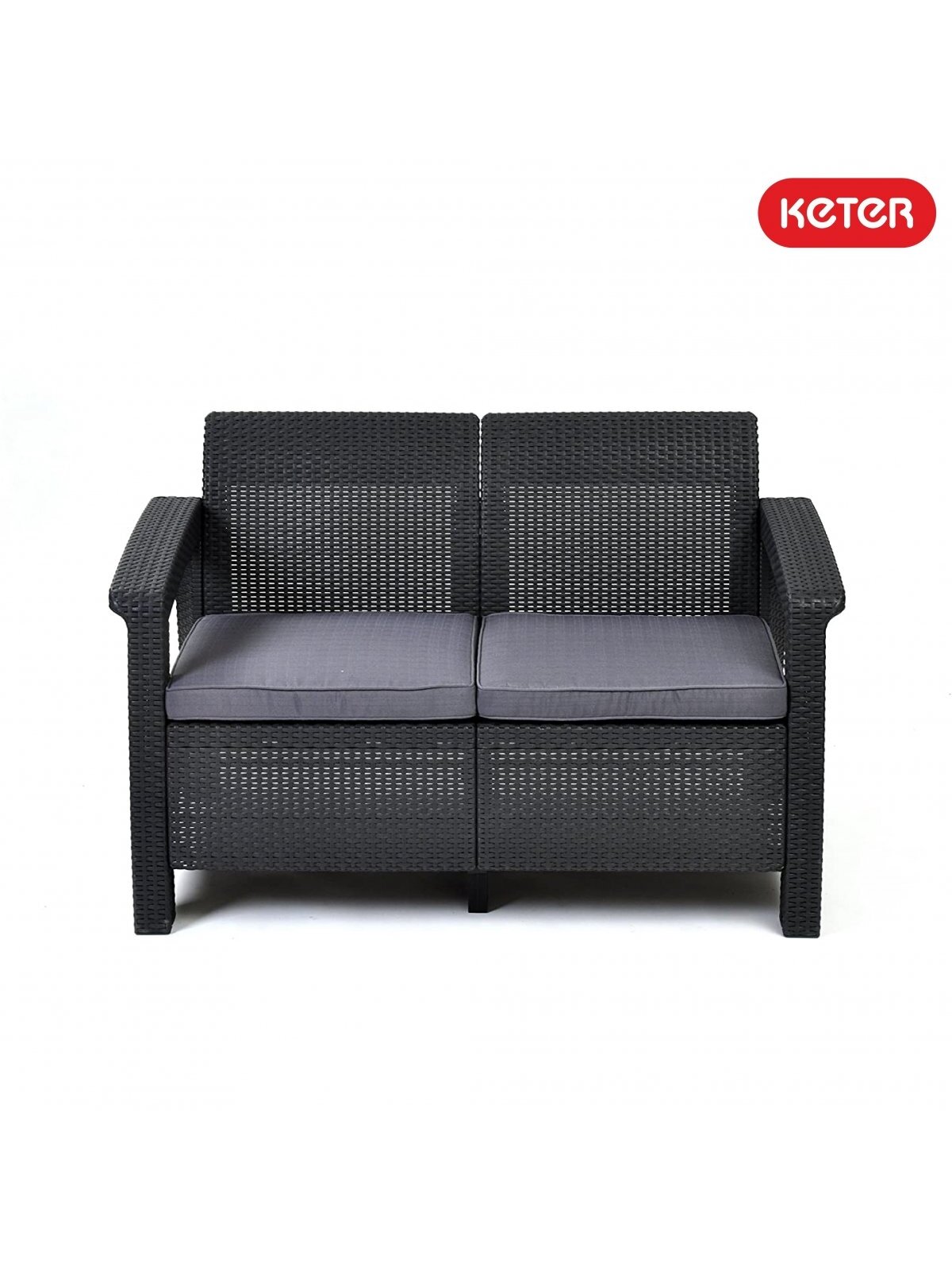 Corfu Love Seat sofa - Grafito 3