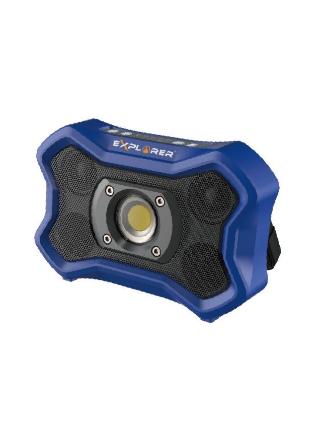 ⬡ COB (20W) įkraunamas darbinis šviestuvas su garsiakalbiu ir bluetooth (ZF6915, NINGBO BRIGHT) ⬡ COB (20W) įkraunamas darbinis šviestuvas su garsiakalbiu ir bluetooth (ZF6915, NINGBO BRIGHT)