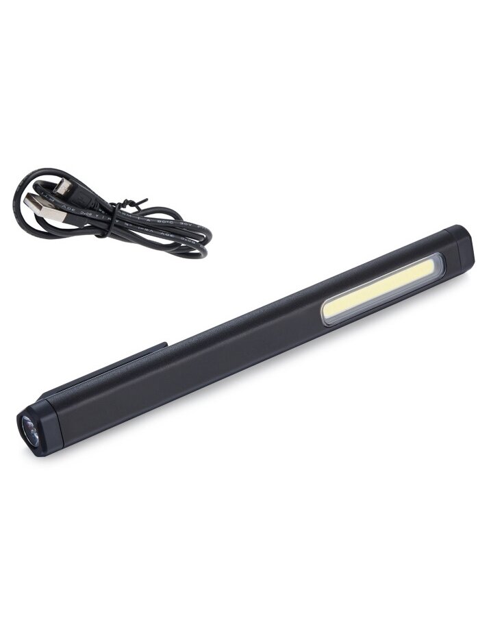 ⬡ COB (3W) įkraunamas darbinis šviestuvas su lazeriu (ZF6608, NINGBO BRIGHT)